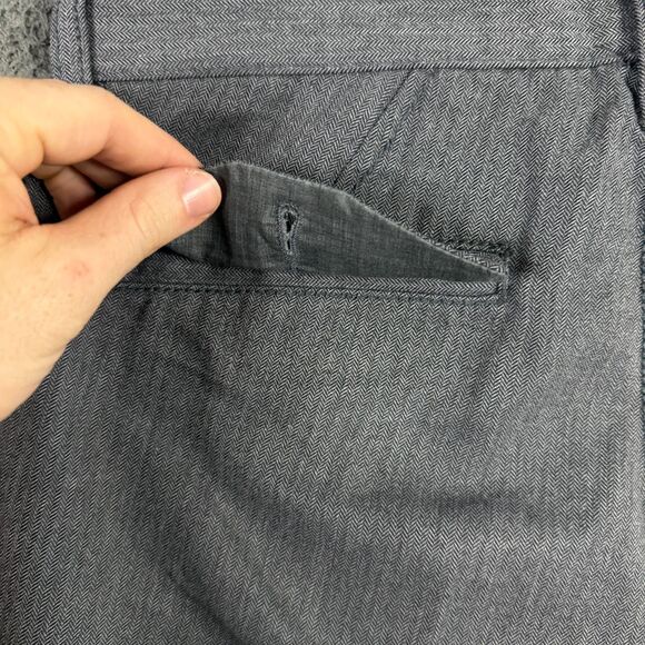 Armani Exchange Pants Mens 30x30 Gray Cargo Pants Slim Fit Wool Blend Designer - Picture 9 of 15